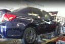 Accurate alignments are the conclusion to a safe and high quality repair done at Frank's Collision Center, San Clemente, CA, 92672