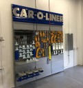 Professional vehicle lifting equipment at Sawgrass Ford Collision Center, located at Sunrise, FL, 33345, allows our damage estimators a clear view of all collision related damages.